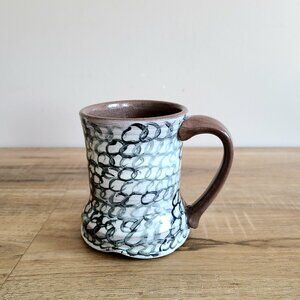 Handmade ceramic mug.